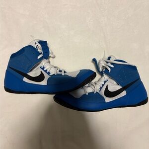 Nike Blue and White Sneakers